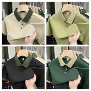 2025 New Patchwork Summer Men Polo Shirts (Pack of 4)